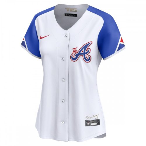 Atlanta Braves Nike Women's City Connect Limited Jersey in White Color