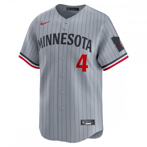 Minnesota Twins Carlos Correa Nike Road Limited Player Gray Jersey