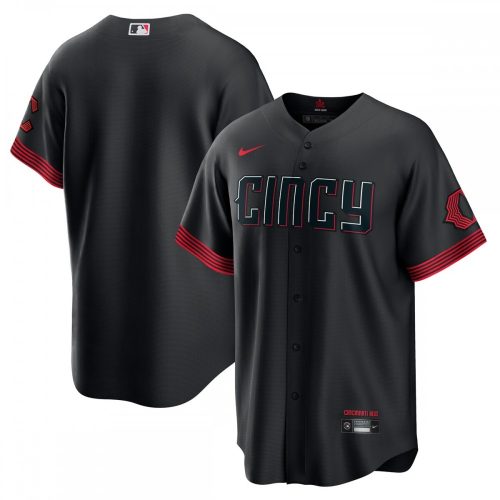 Cincinnati Reds Nike 2023 Black City Connect Replica Baseball Jersey