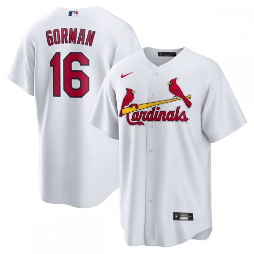 Nolan Gorman St. Louis Cardinals Nike White Home Replica Jersey