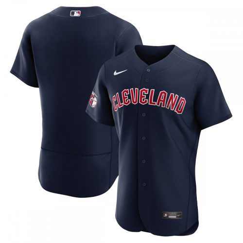 Cleveland Guardians Nike Navy Alternate Authentic Team Jersey