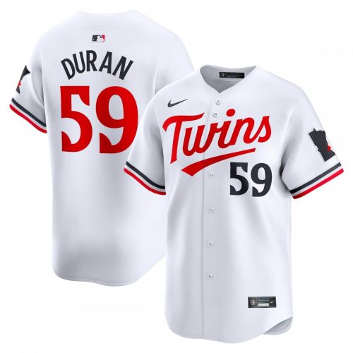 Authentic White Nike Home Limited Player Jersey - Jhoan Duran Minnesota Twins