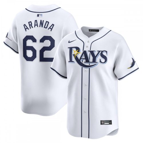 Nike Limited Edition Tampa Bay Rays Jonathan Aranda Player Jersey - Home White