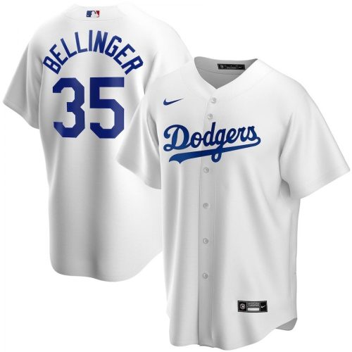 2020 Men's Los Angeles Dodgers Cody Bellinger #35 White Home Player Jersey