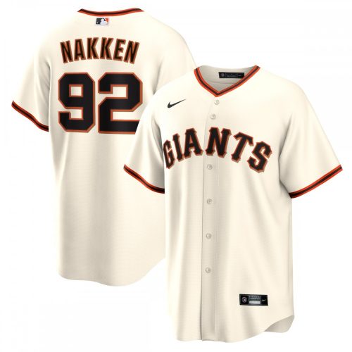 San Francisco Giants Alyssa Nakken Nike Cream Home Replica Player Jersey