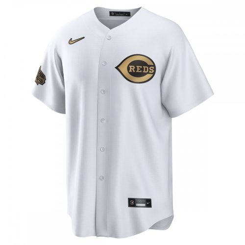 Cincinnati Reds Nike 2022 MLB All-Star Game Replica White Jersey - Buy Now for the Ultimate Fan Experience