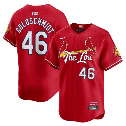 Nike Red St. Louis Cardinals Paul Goldschmidt City Connect 2024 Limited Edition Player Jersey