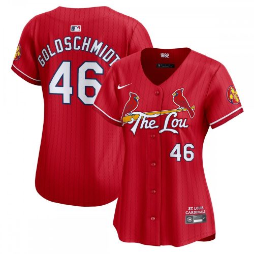 Nike Women's Red Paul Goldschmidt St. Louis Cardinals 2024 City Connect Limited Player Jersey