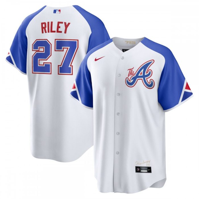 Atlanta Braves Austin Riley Nike 2023 City Connect Player Jersey - White