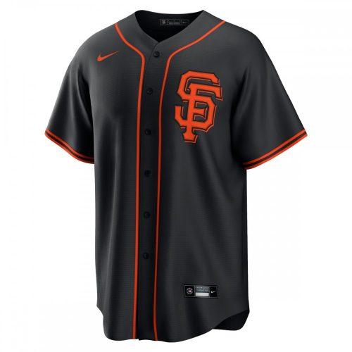 San Francisco Giants Brandon Crawford Nike Black Alternate Player Jersey - Replica