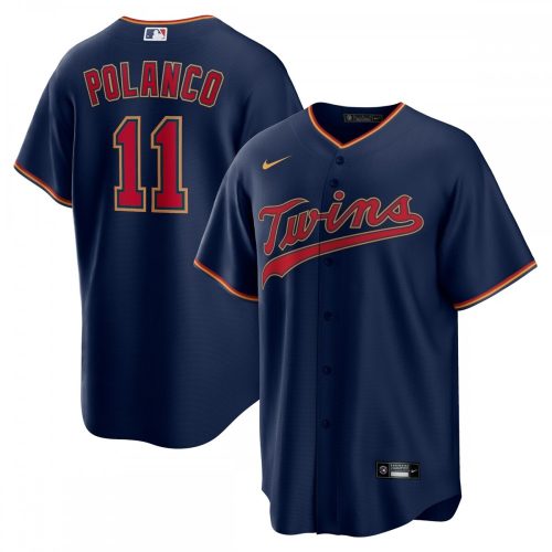 Jorge Polanco Minnesota Twins Navy Nike Replica Player Name Jersey