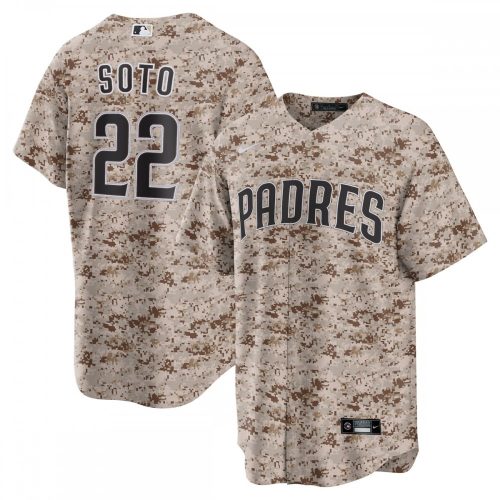 Nike Juan Soto USMC Camo Replica Player Jersey - San Diego Padres