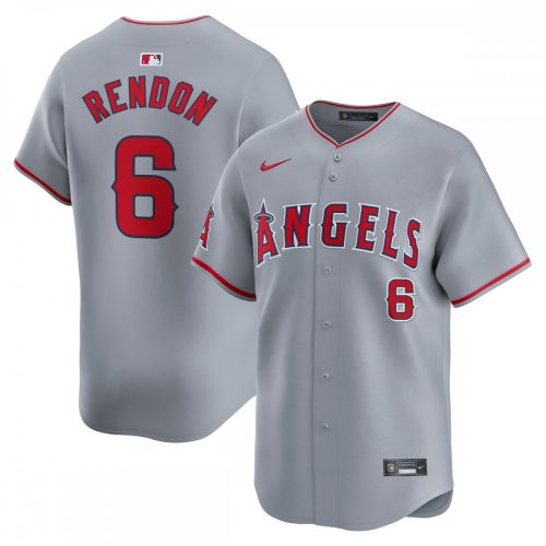 Los Angeles Angels Anthony Rendon Nike Gray Limited Player Jersey