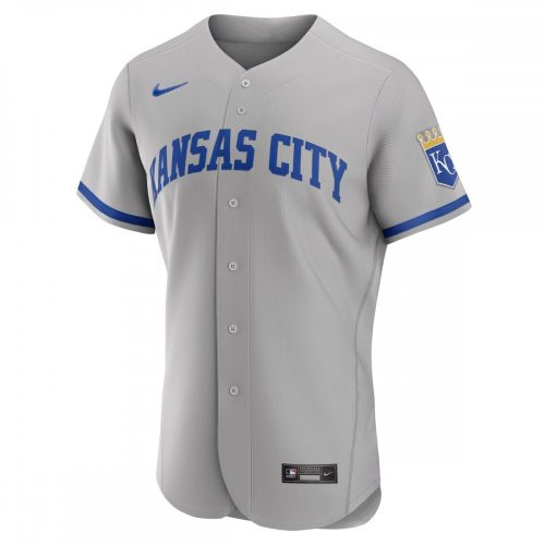 20222 Nike Kansas City Royals Gray Road Authentic Jersey - Top Choice for MLB Fans