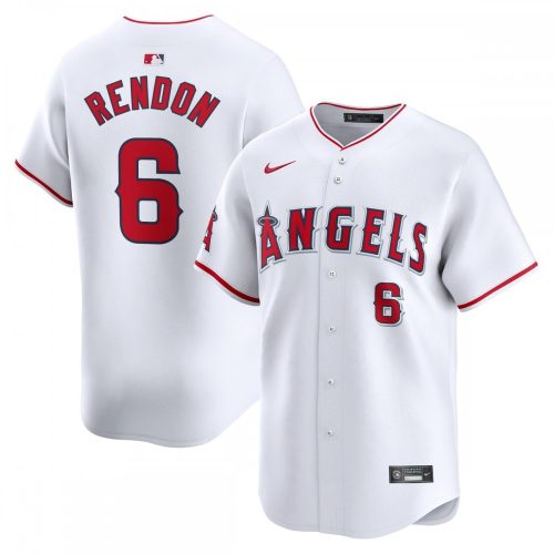 Los Angeles Angels Anthony Rendon Nike White Home Limited Player Jersey