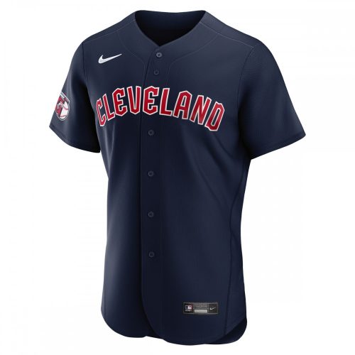 Cleveland Guardians Nike Navy Alternate Authentic Team Jersey