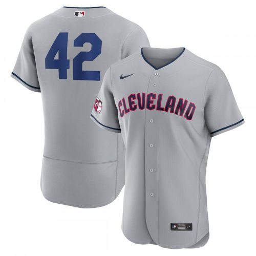 Cleveland Guardians Nike 2023 Jackie Robinson Day Authentic Gray Jersey