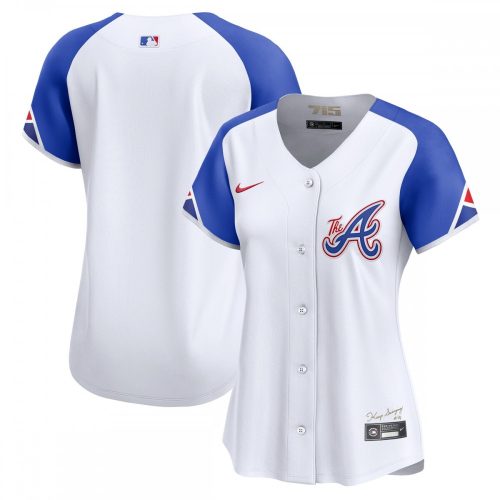 Atlanta Braves Nike Women's City Connect Limited Jersey in White Color