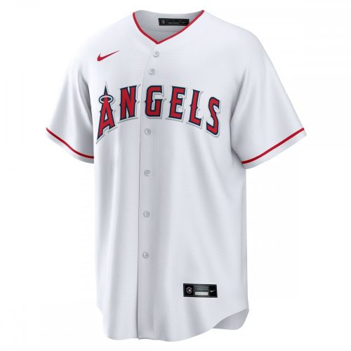 Jaime Barría Los Angeles Angels Nike White Home Replica Player Jersey